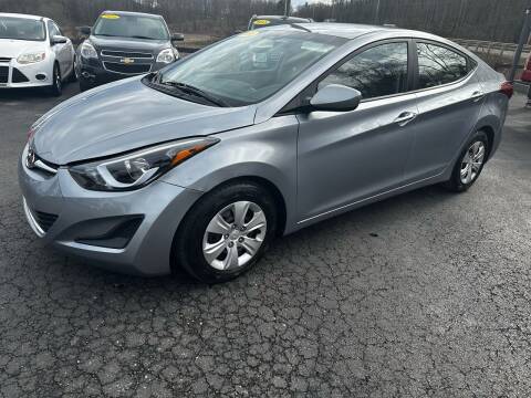2016 Hyundai Elantra for sale at Pine Grove Auto Sales LLC in Russell PA