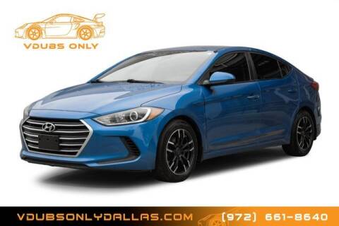 2018 Hyundai Elantra for sale at VDUBS ONLY in Plano TX