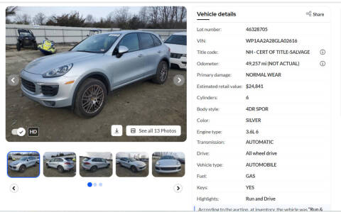 2016 Porsche Cayenne