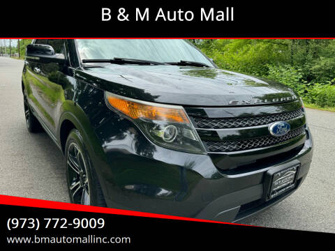 2014 Ford Explorer for sale at B & M Auto Mall in Clifton NJ