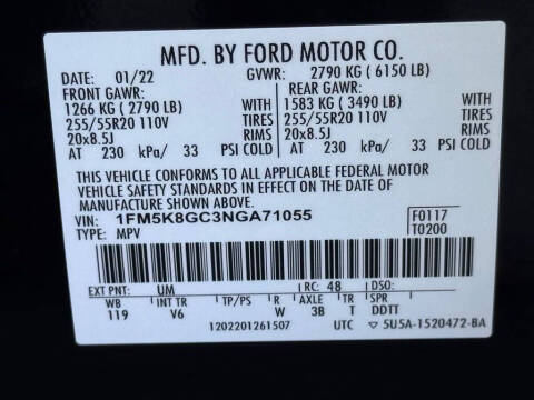 2022 Ford Explorer ST