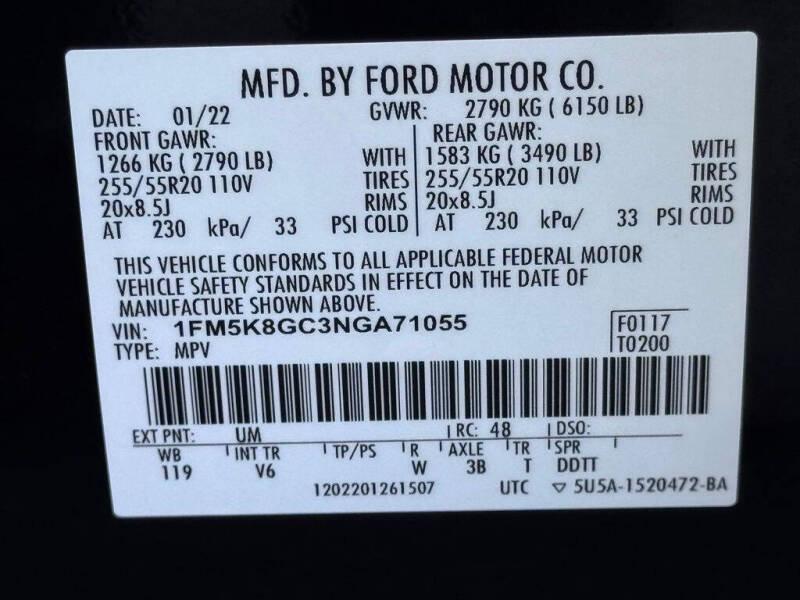2022 Ford Explorer ST