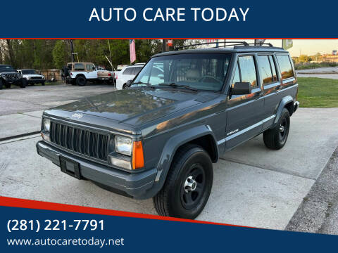 1993 Jeep Cherokee for sale at AUTO CARE TODAY in Spring TX