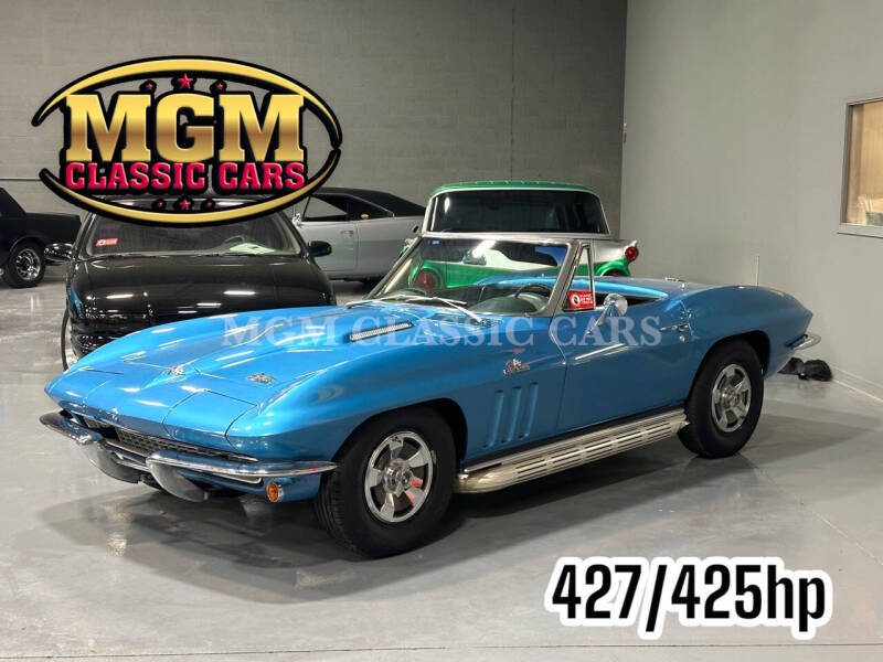 1966 Chevrolet Corvette for sale at MGM CLASSIC CARS in Addison IL