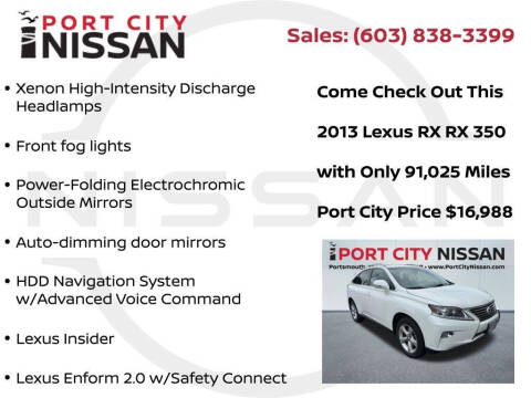 2013 Lexus RX 350