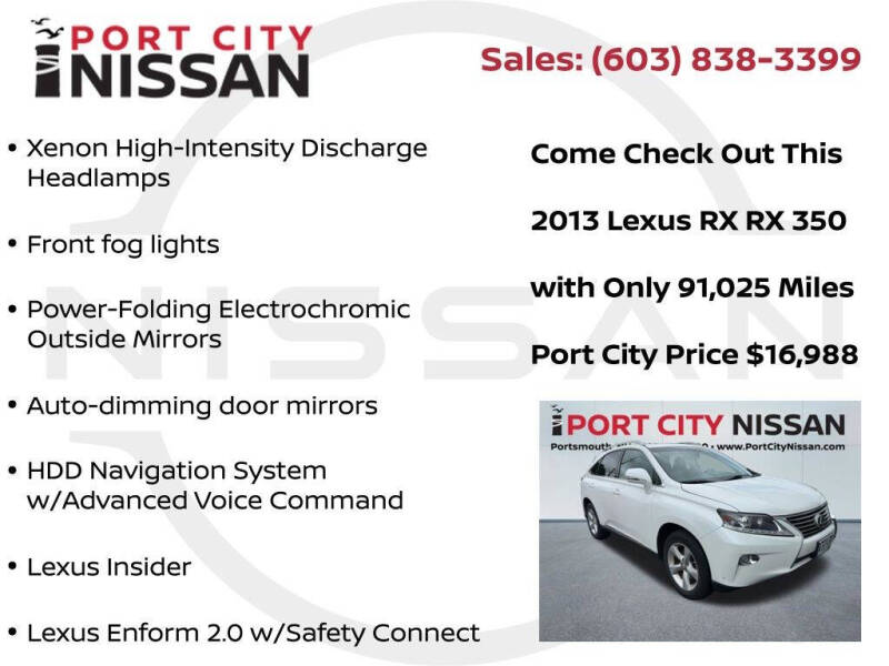 2013 Lexus RX 350