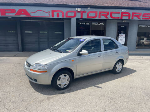 2004 Chevrolet Aveo for sale at PA Motorcars in Conshohocken PA
