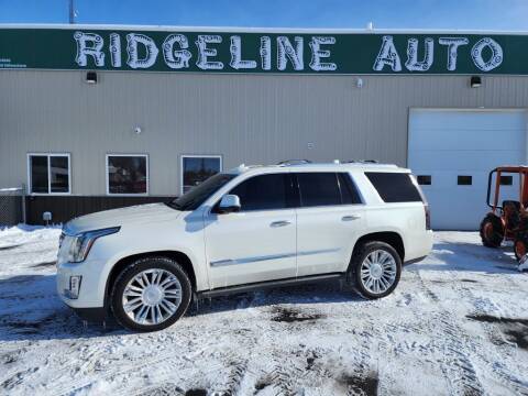 2015 Cadillac Escalade for sale at RIDGELINE AUTO in Chubbuck ID