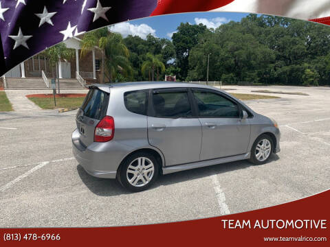 2008 Honda Fit for sale at TEAM AUTOMOTIVE in Valrico FL