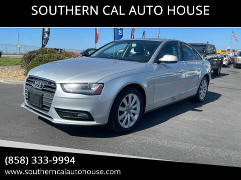 2013 Audi A4 for sale at SOUTHERN CAL AUTO HOUSE Co 2 in San Diego CA