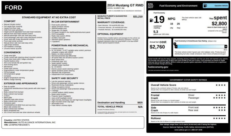 2014 Ford Mustang GT