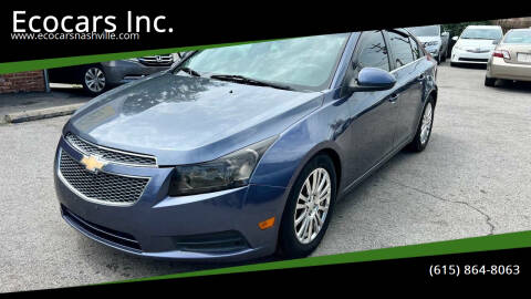 2013 Chevrolet Cruze for sale at Ecocars Inc. in Nashville TN