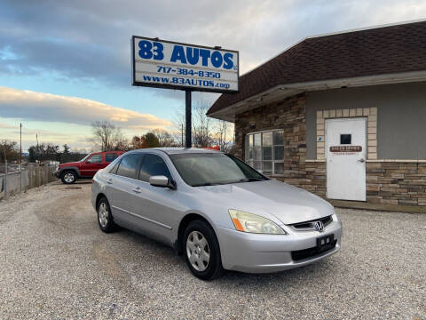2005 Honda Accord for sale at 83 Autos in York PA