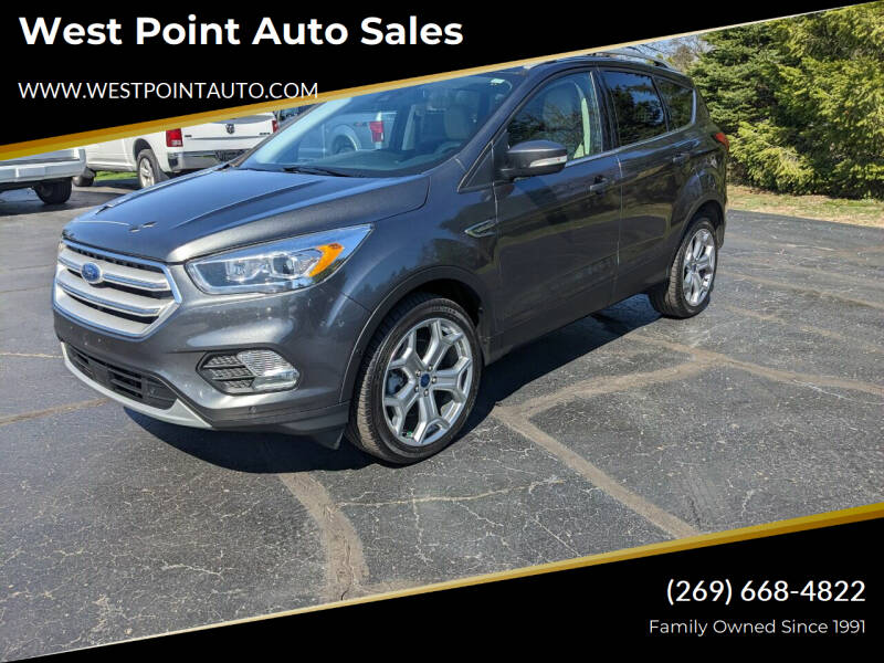 2019 Ford Escape for sale at West Point Auto Sales in Mattawan MI