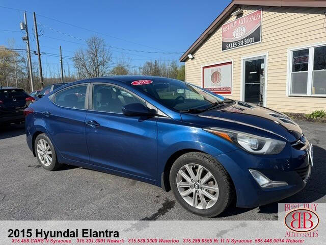Blue 2015 Hyundai ELANTRA Limited Limited 4dr Sedan 1