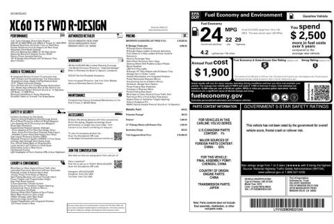 2019 Volvo XC60 T5 R-Design