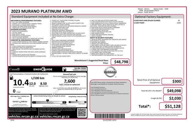 2023 Nissan Murano Platinum