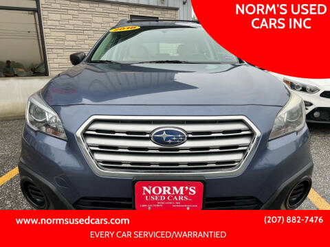 2016 Subaru Outback for sale at NORM'S USED CARS INC in Wiscasset ME