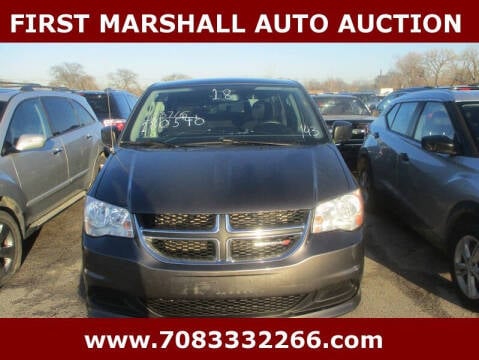 2018 Dodge Grand Caravan for sale at First Marshall Auto Auction in Harvey IL