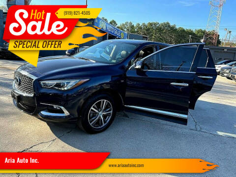 2018 Infiniti QX60 for sale at Aria Auto Inc. in Raleigh NC