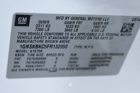 2015 Chevrolet Tahoe LT