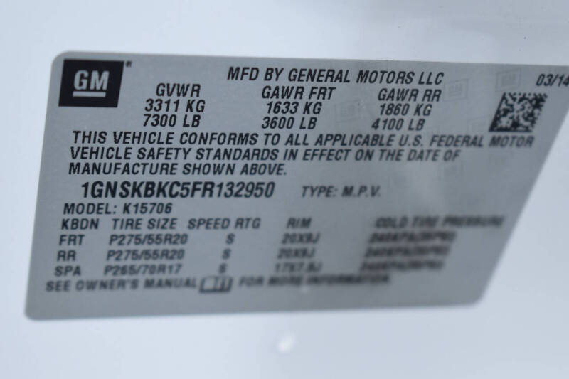 2015 Chevrolet Tahoe LT