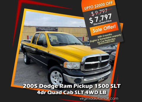 2005 Dodge Ram Pickup 1500 for sale at Virginia Auto Mall in Woodford VA