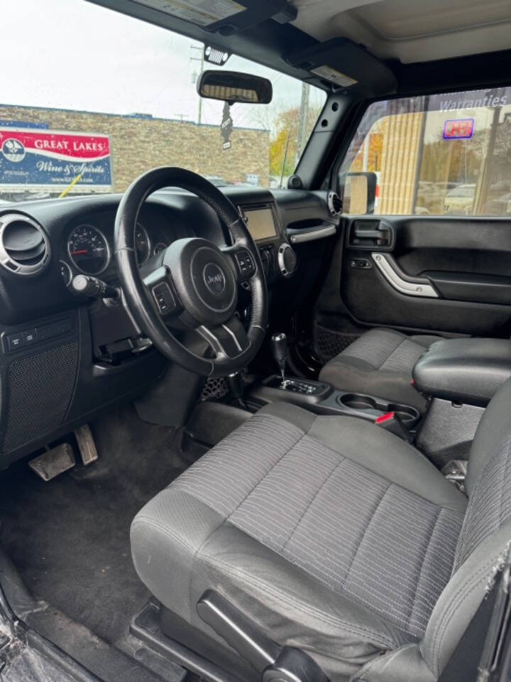 2012 Jeep Wrangler for sale at Dynasty Auto Sales in Eastpointe, MI