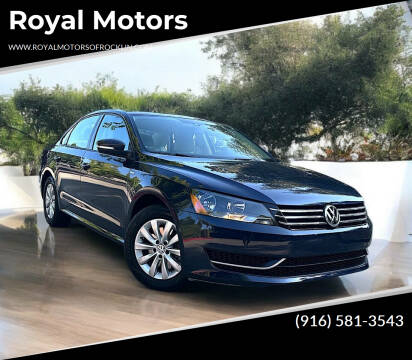 2014 Volkswagen Passat for sale at Royal Motors in Rocklin CA