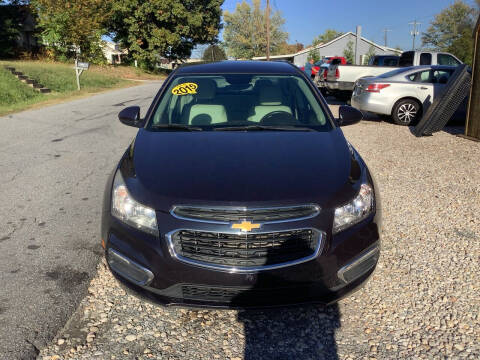 2015 Chevrolet Cruze for sale at Moose Motors in Morganton NC