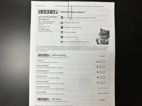 2021 Dodge Durango SRT Hellcat
