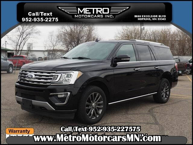 2020 Ford Expedition MAX for sale at Metro Motorcars Inc in Hopkins MN