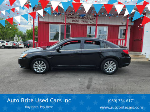 2012 Chrysler 200 for sale at Auto Brite Used Cars Inc in Saginaw MI