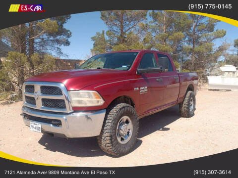 2013 RAM 2500 for sale at Escar Auto in El Paso TX