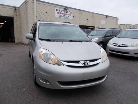 2008 Toyota Sienna for sale at ACH AutoHaus in Dallas TX