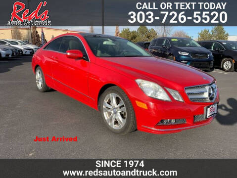 2010 Mercedes-Benz E-Class for sale at Red's Auto and Truck in Longmont CO