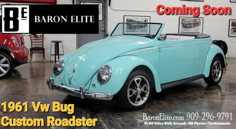 1961 Volkswagen Beetle for sale at Baron Elite in Upland CA
