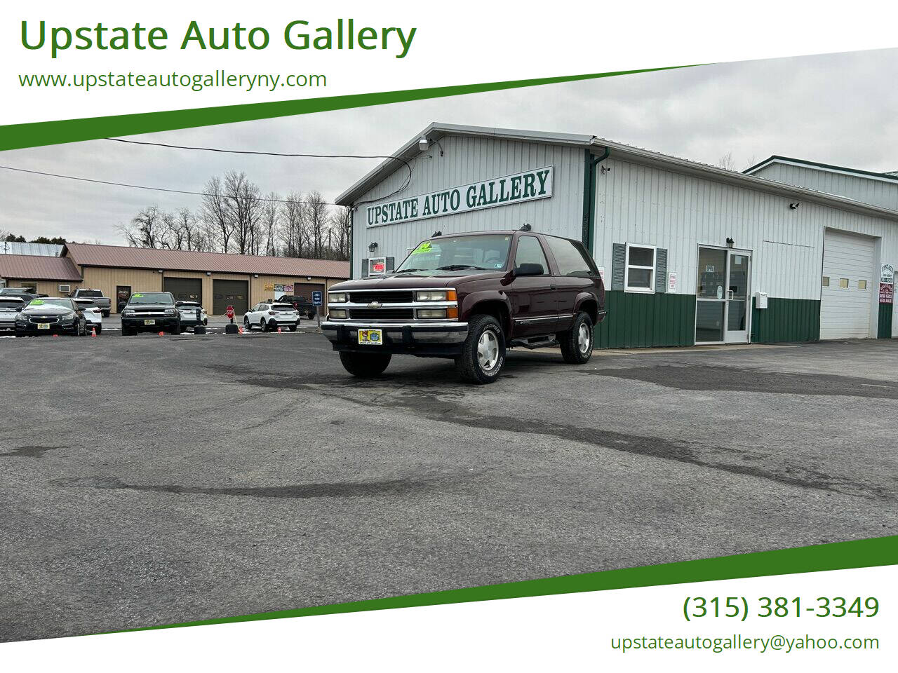 1994 Chevrolet Blazer for sale at Upstate Auto Gallery in Westmoreland, NY