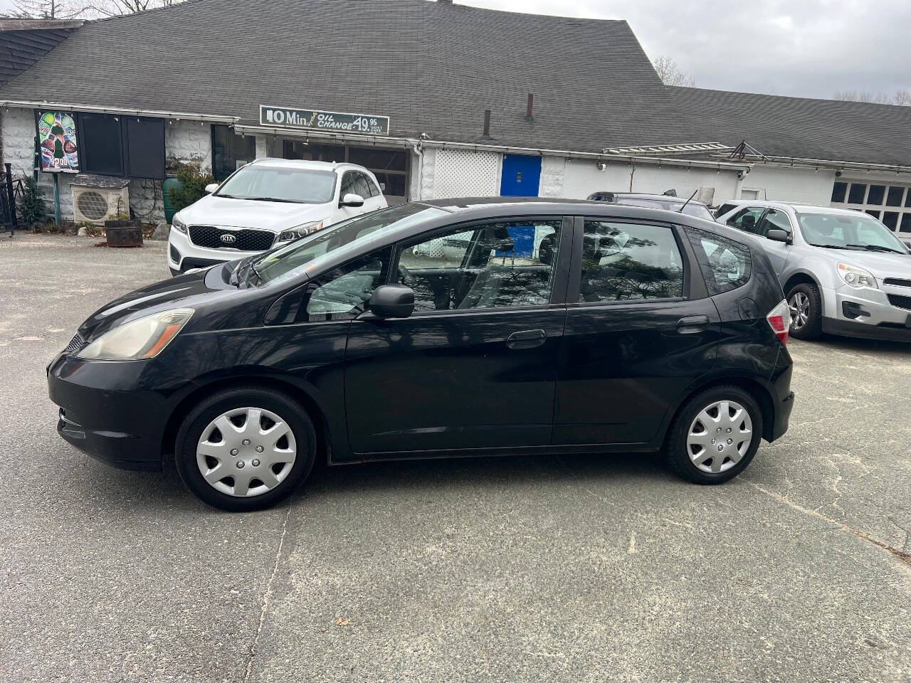 Black 2009 Honda Fit Base Base 4dr Hatchback 5A 1