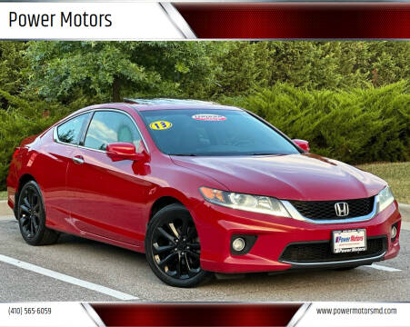 2013 Honda Accord for sale at Power Motors in Halethorpe MD