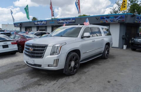 2020 Cadillac Escalade ESV for sale at CABRERA AUTO SALES in Hialeah Gardens FL