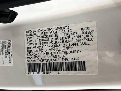 2023 Honda Ridgeline RTL-E