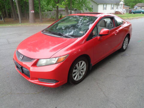 2012 Honda Civic for sale at Liberty Motors in Chesapeake VA