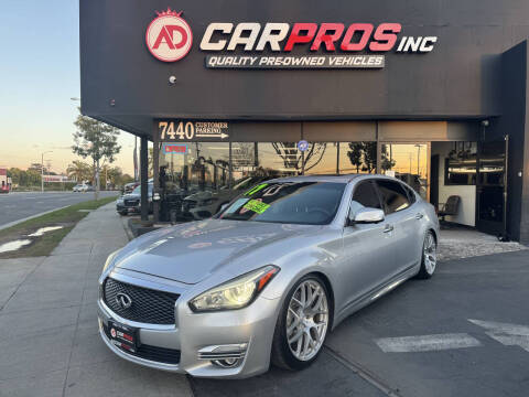 2017 Infiniti Q70L for sale at AD CarPros, Inc. in Downey CA