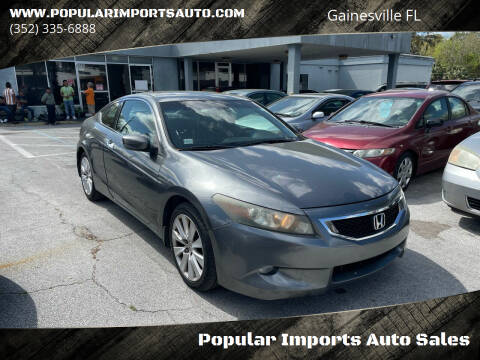 2009 Honda Accord for sale at Popular Imports Auto Sales in Gainesville FL