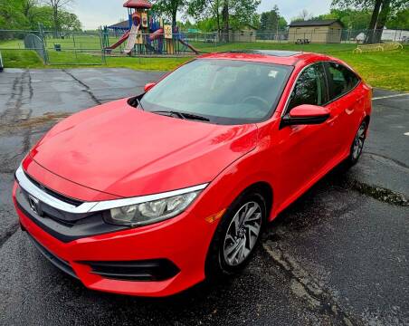 2017 Honda Civic for sale at GOLDEN RULE AUTO in Newark OH