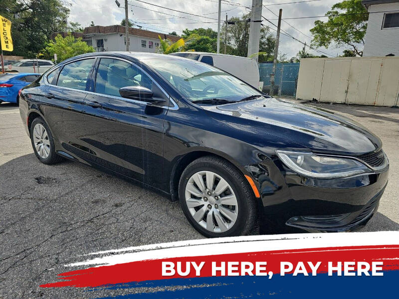 2016 Chrysler 200 for sale at Auto Tempt  Leasing Inc - Auto Tempt Leasing Inc in Miami FL