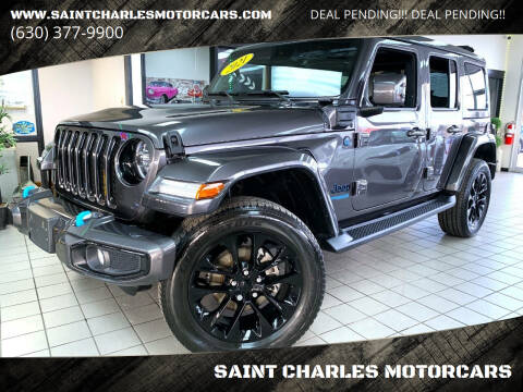 2021 Jeep Wrangler Unlimited for sale at SAINT CHARLES MOTORCARS in Saint Charles IL