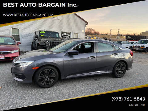 2018 Honda Civic for sale at BEST AUTO BARGAIN inc. in Lowell MA