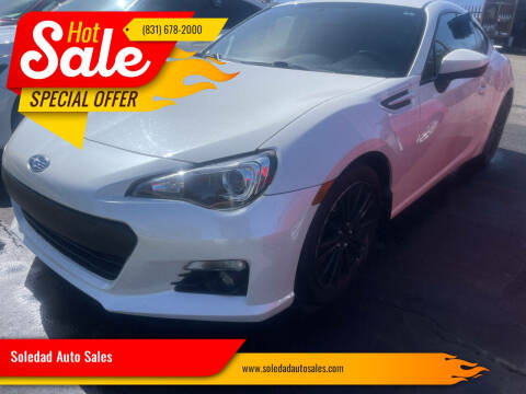 2015 Subaru BRZ for sale at Soledad Auto Sales in Soledad CA